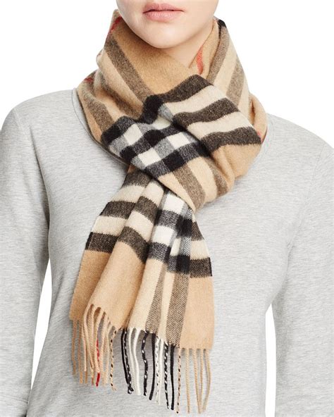 Burberry Icon Check Cashmere Scarf 